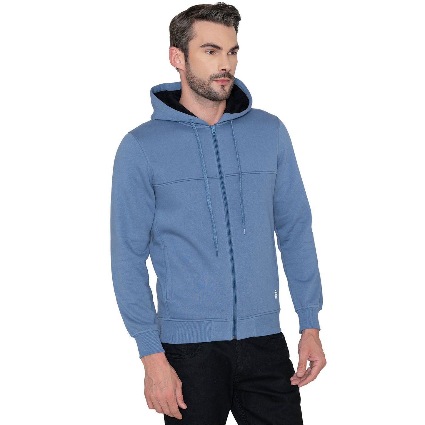 Men's Full Sleeve Hoodie - Blue