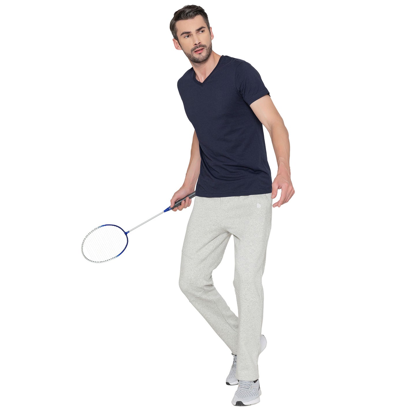 Men's Jogger Track Pants - Grey Melange