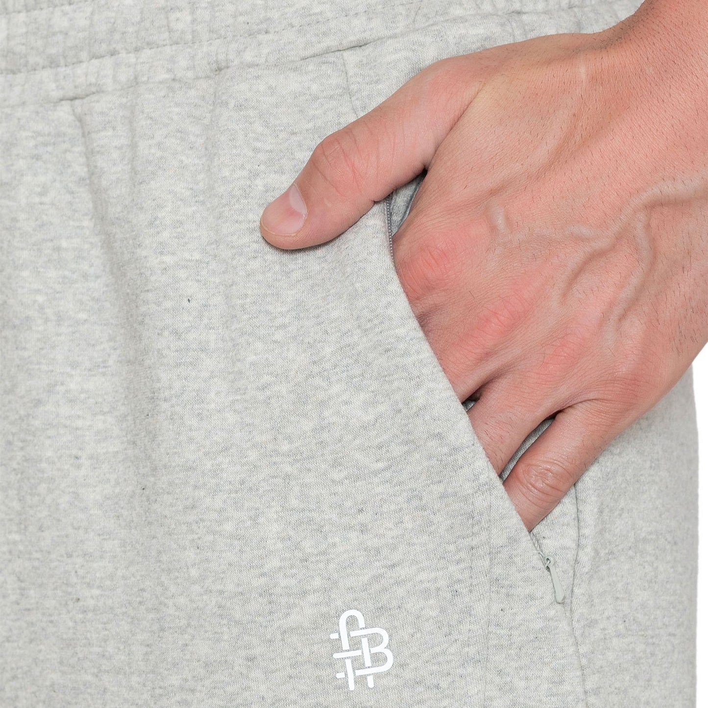 Men's Jogger Track Pants - Grey Melange