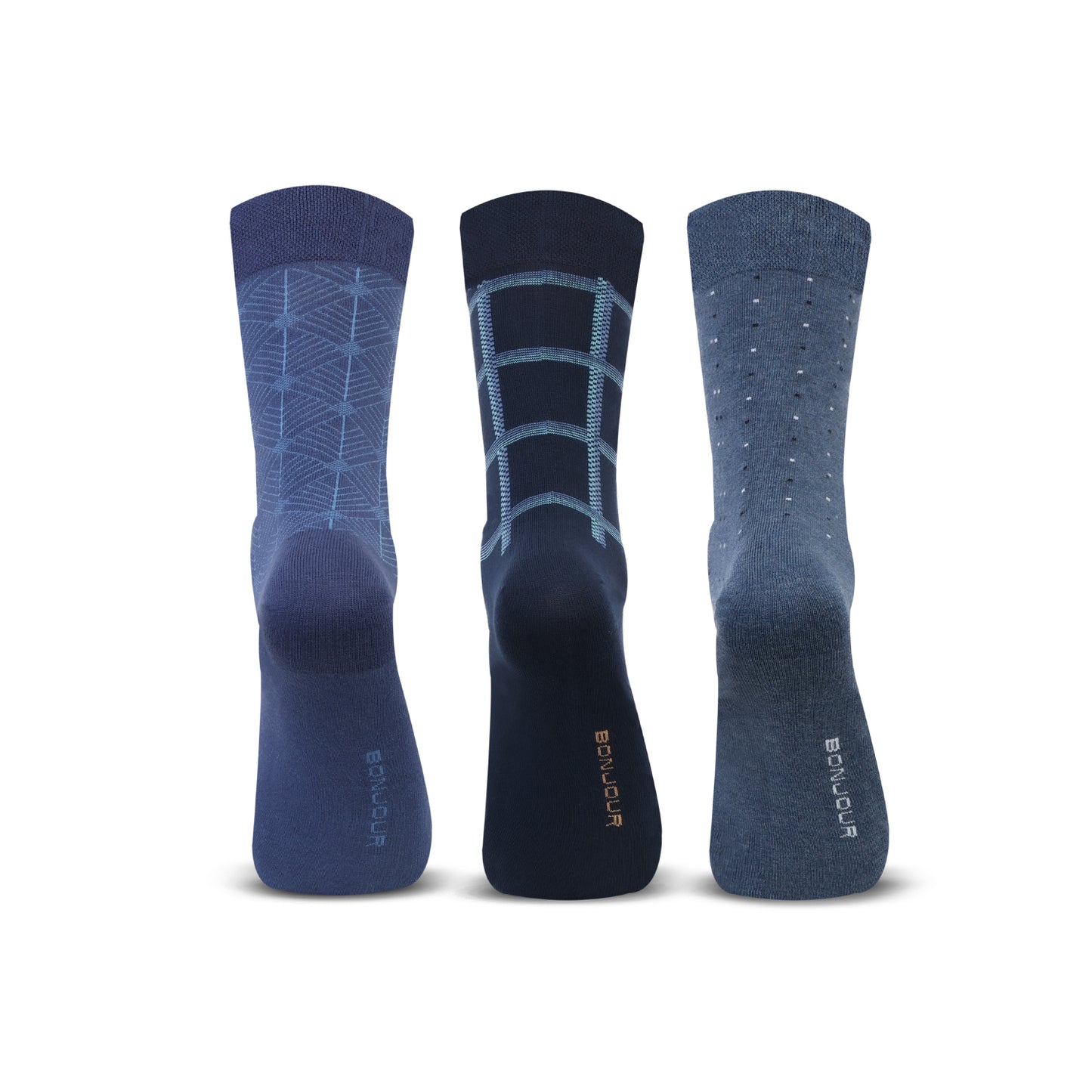 Men Elite Designer Socks - Pack of 3