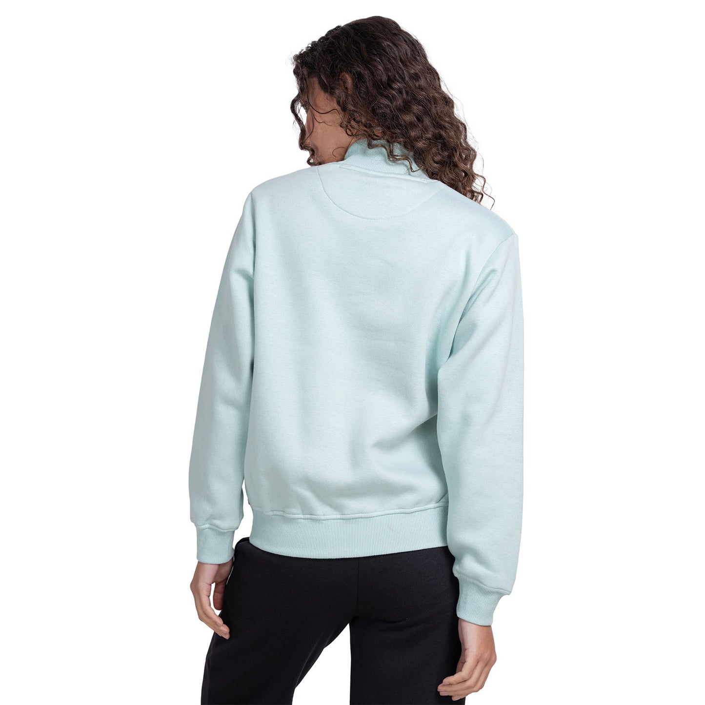 Women High Neck Sweatshirt