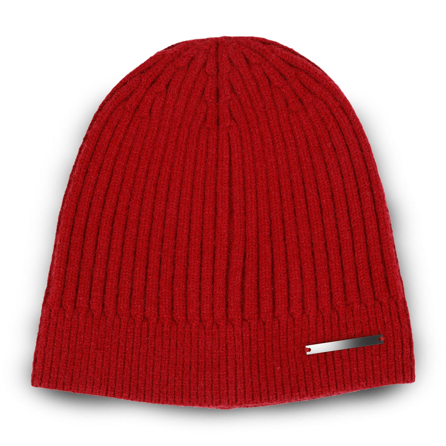 Unisex Woolen Winter Beanie Cap (Red)