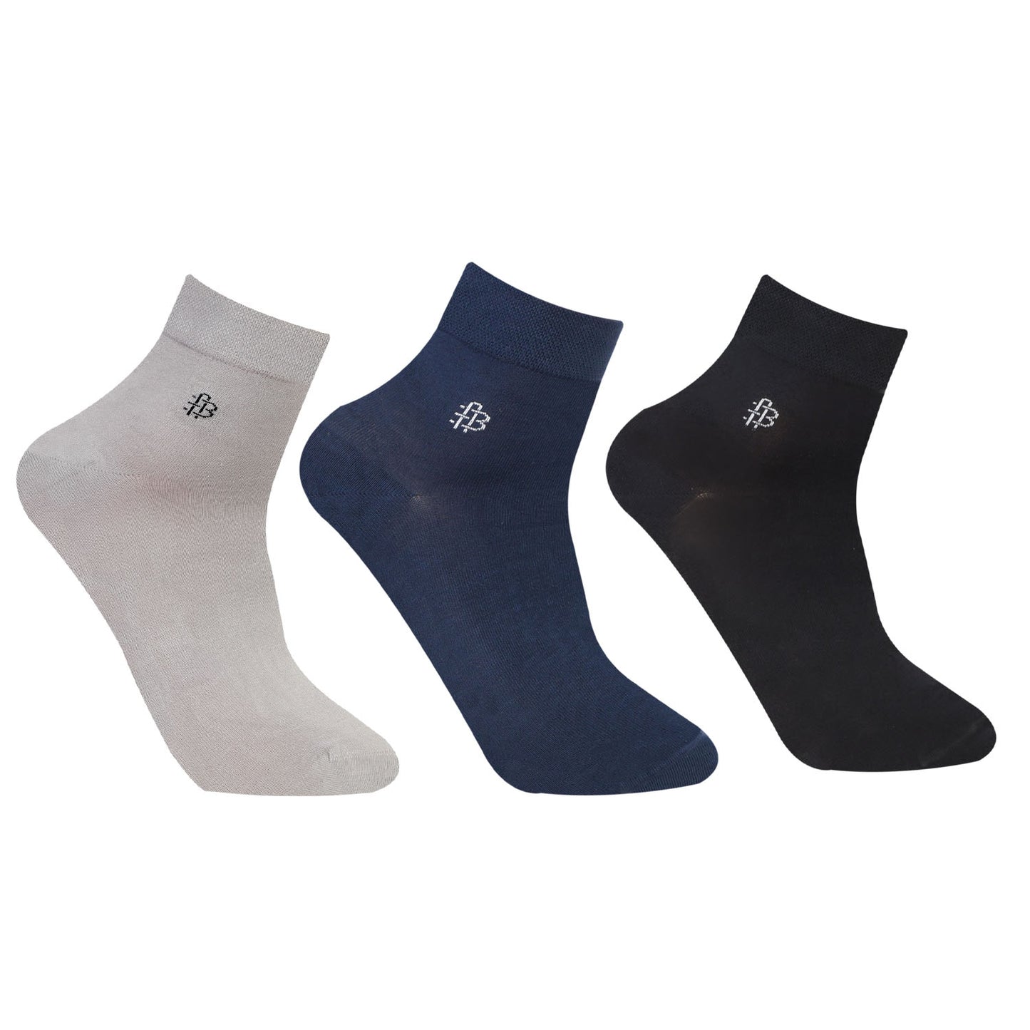 Men's Premium Bamboo Ankle Socks | Assorted - Pack of 3