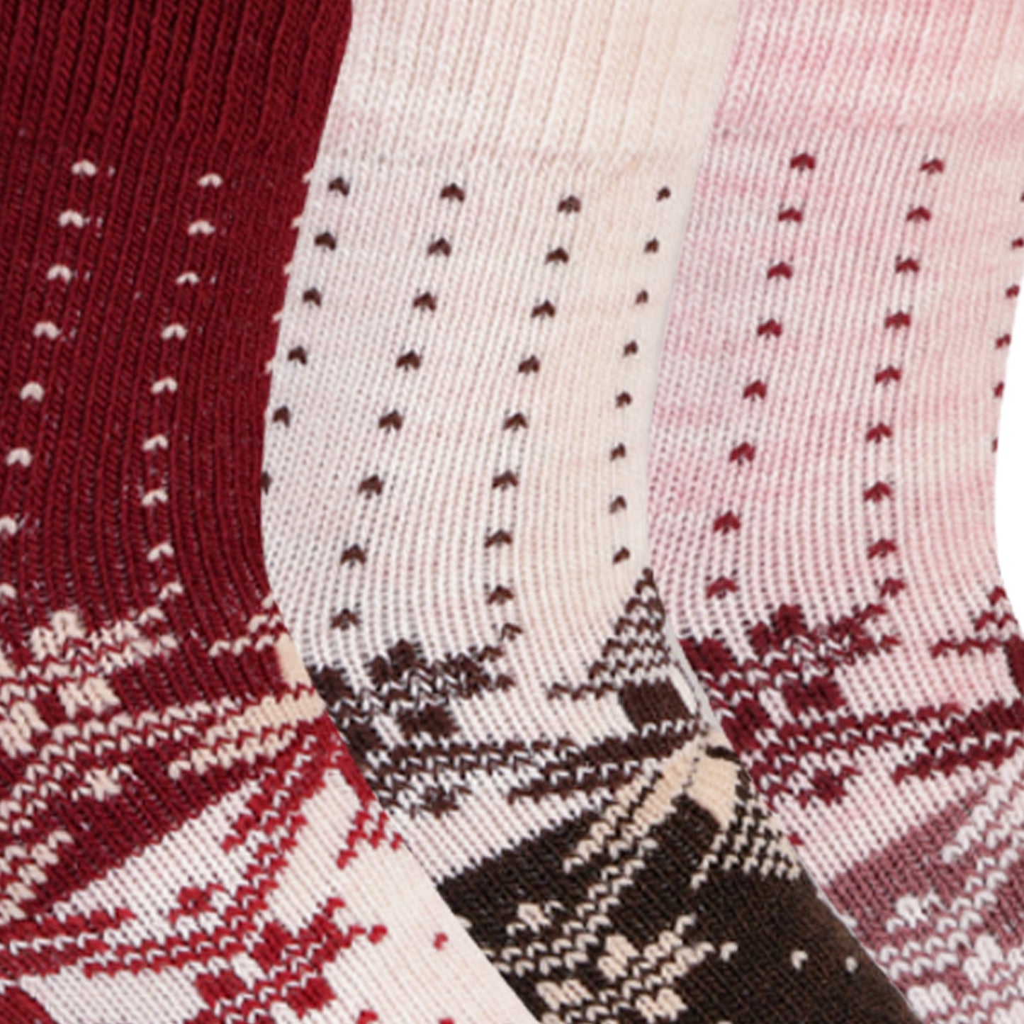 Women's Fine Woolen Thumb Ankle Socks (Pack of 3)