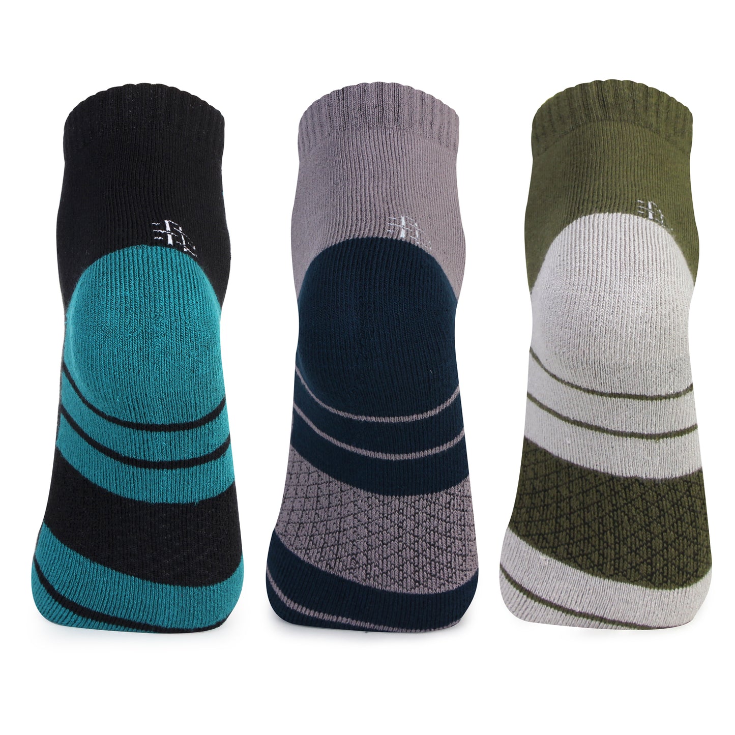 Stylish Bamboo Ankle Socks - Assorted Back View