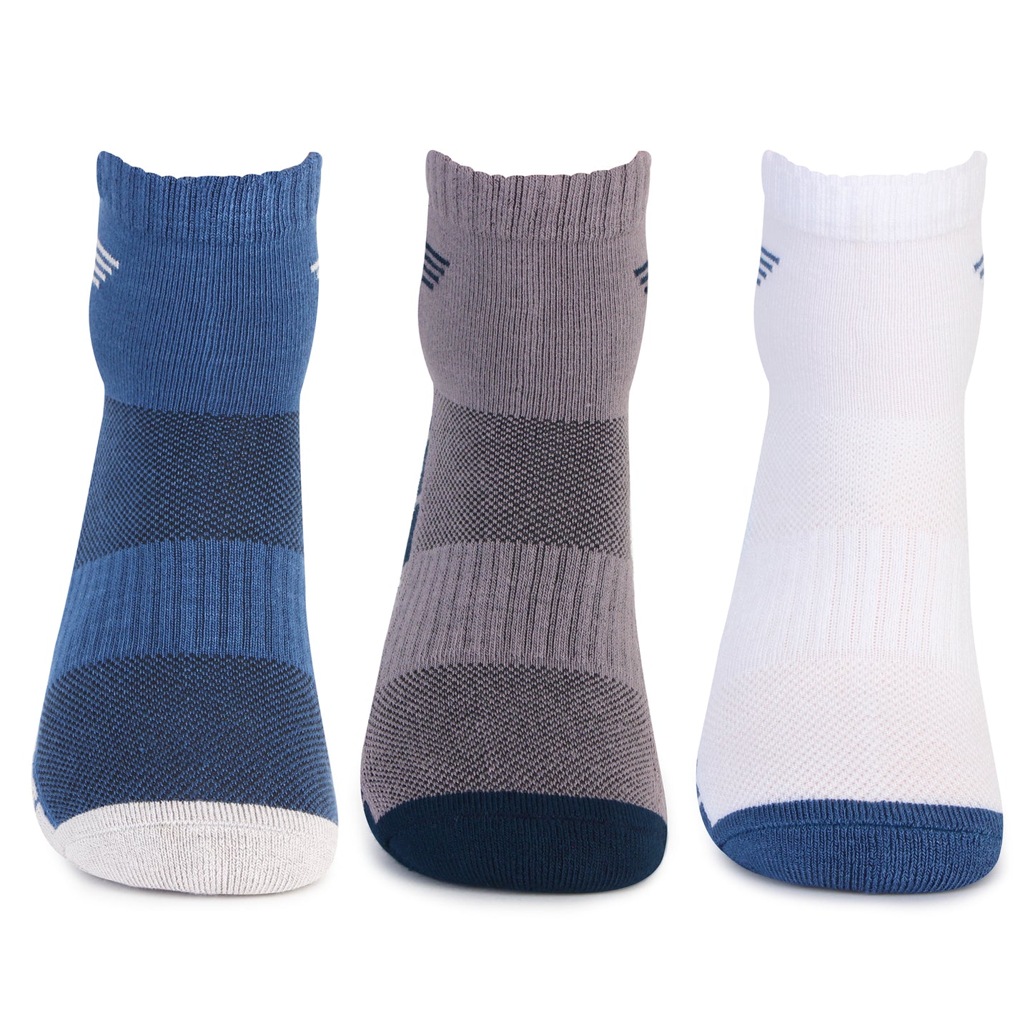 Organic Bamboo Ankle Socks - Assorted Top View