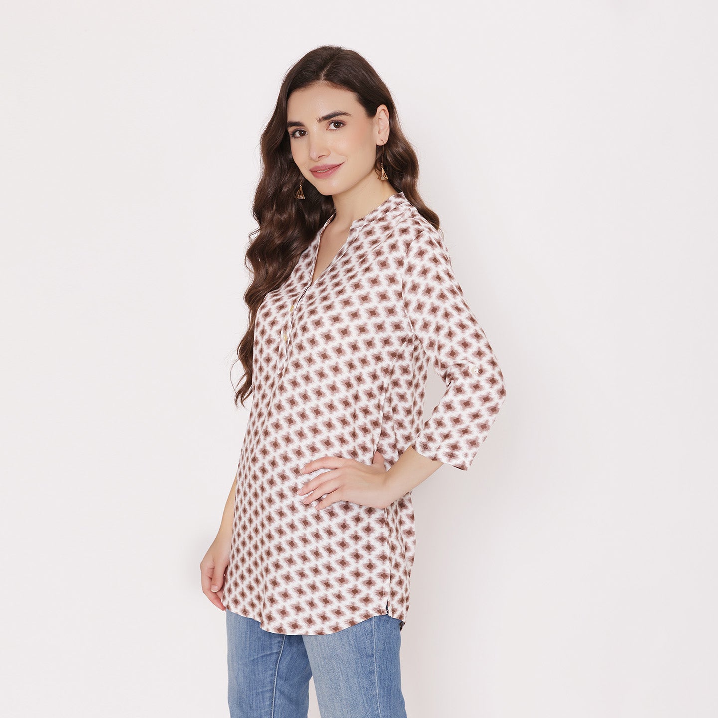 Printed Cotton Kurta For Ladies