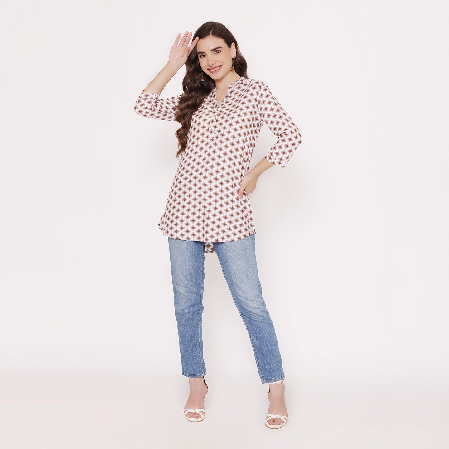 Printed Cotton Kurta For Women