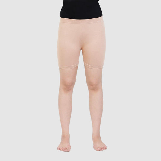 Women Plain Seamless Under Skirts -  Skin - Bonjour Group