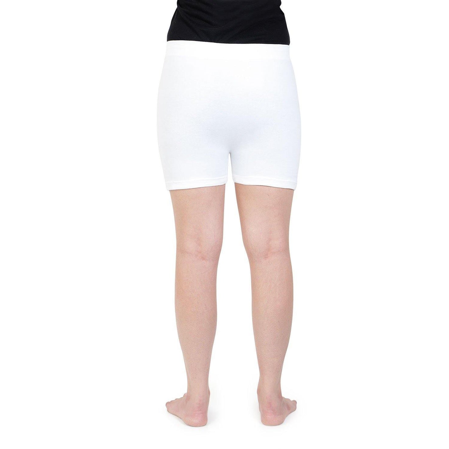 Women Plain Seamless Under Skirts - White - Bonjour Group