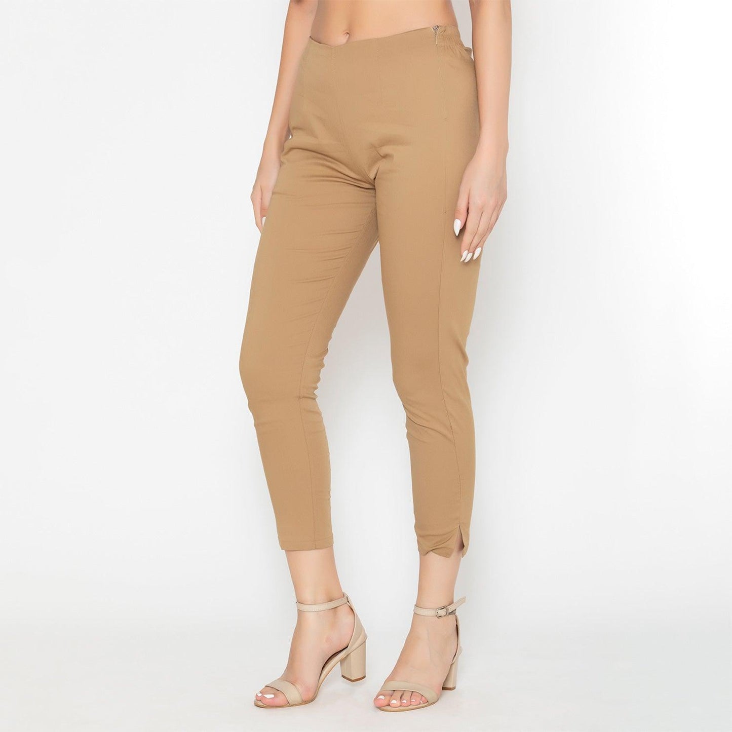 Cotton Formal Trousers For Ladies