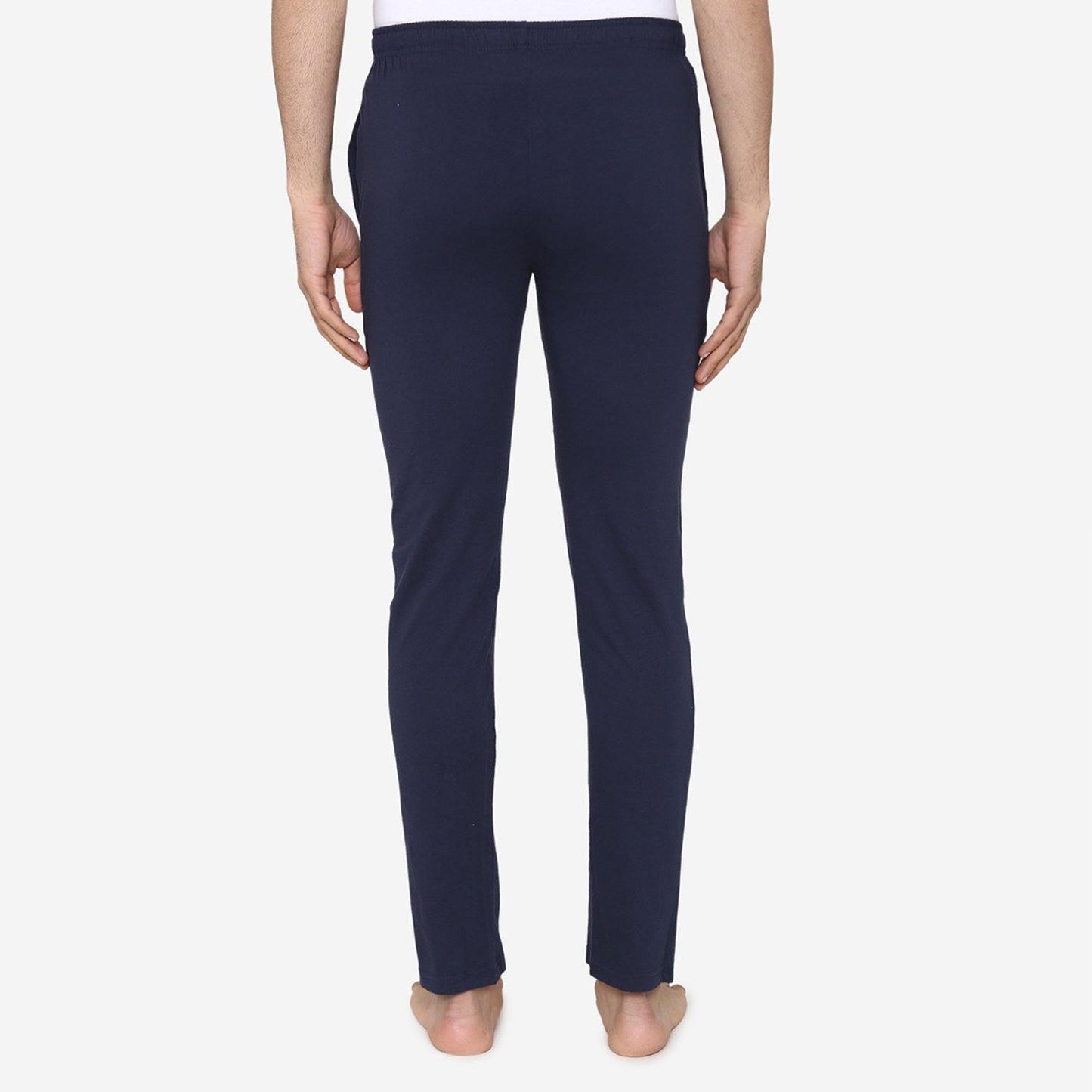 Casual Plain Knitted Lower For Men - Navy - Bonjour Group