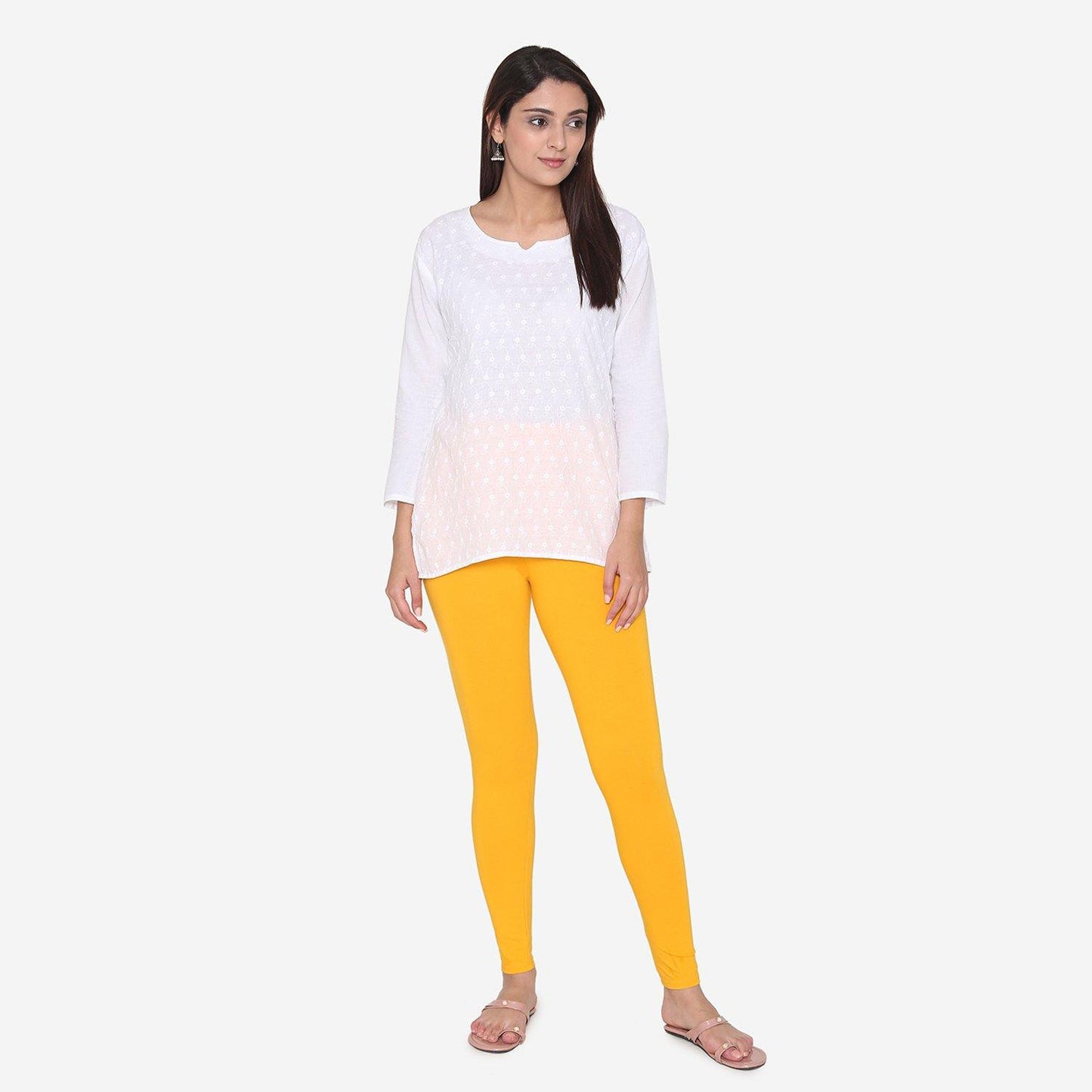Vami Women Leggings -Sunflower