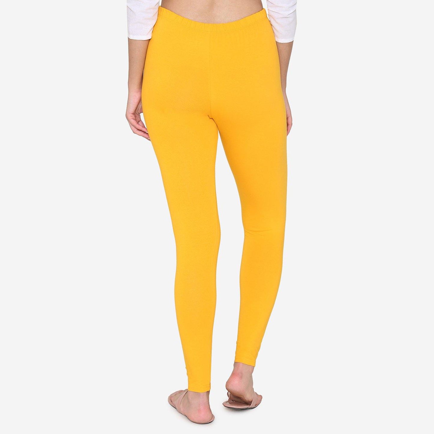 Cotton legging for Women - Yellow