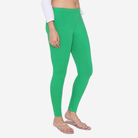 Women Leggings - Bright Green