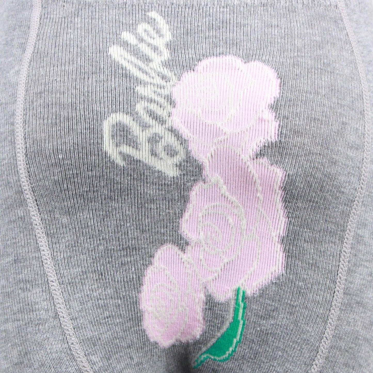Cotton Tights For Baby Girls - Light Grey