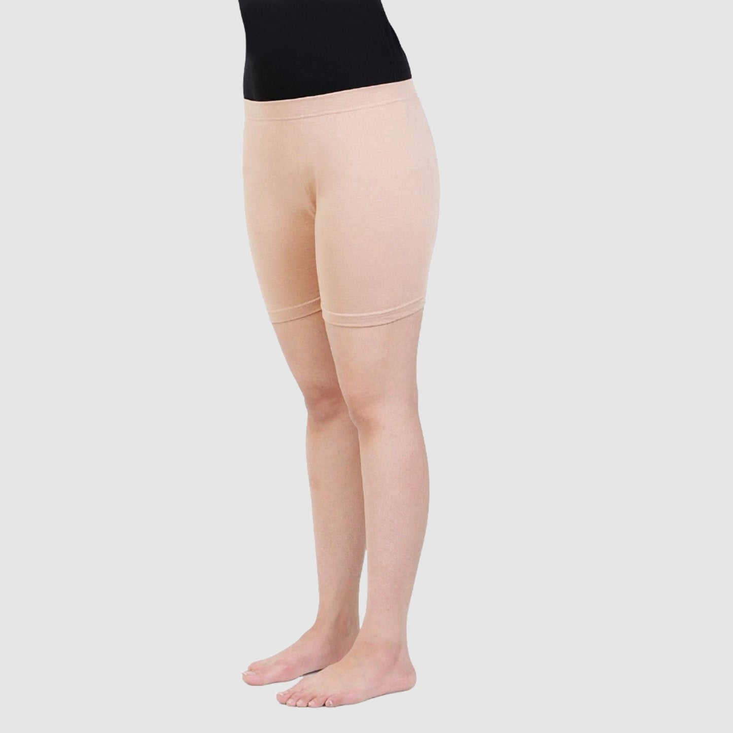 Girls Plain Seamless Under Skirts - Skin - Bonjour Group