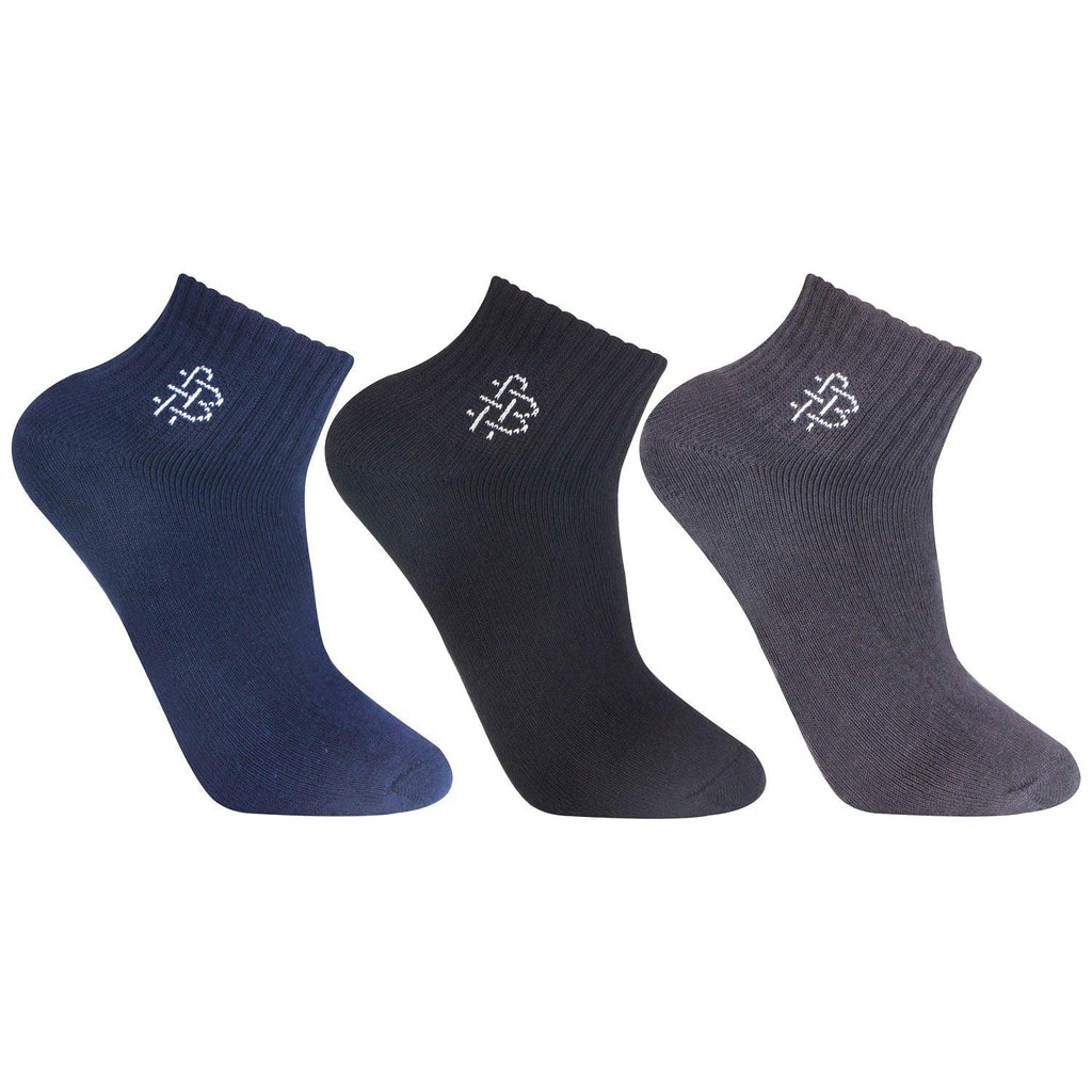 Men Cushioned Ankle-Length Joggers Sports Socks 