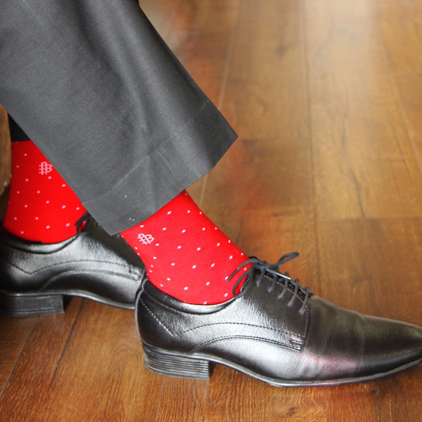 Red Formal socks