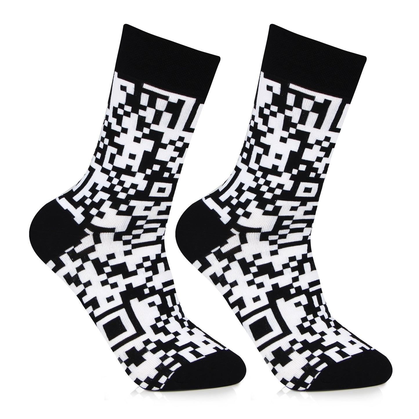 Premium Scan Me Crew Formal Socks For Men