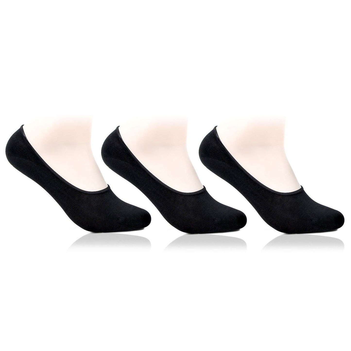 Men's Multicolored Cotton Loafer Socks- Pack of 3 - Bonjour Group