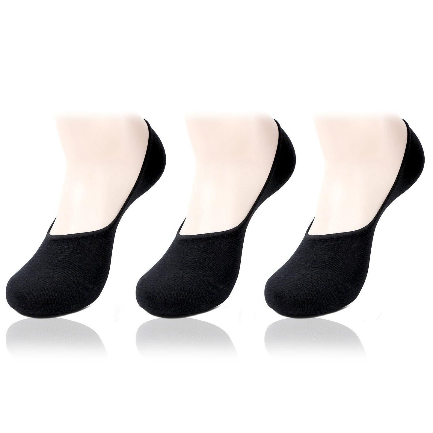 Men's Multicolored Cotton Loafer Socks- Pack of 3 - Bonjour Group