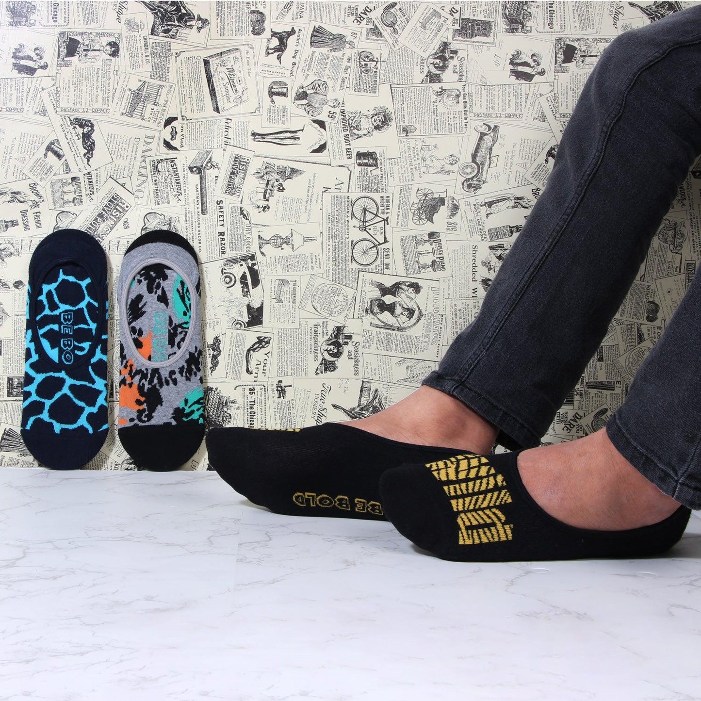 Fashion Cotton Footies For Men