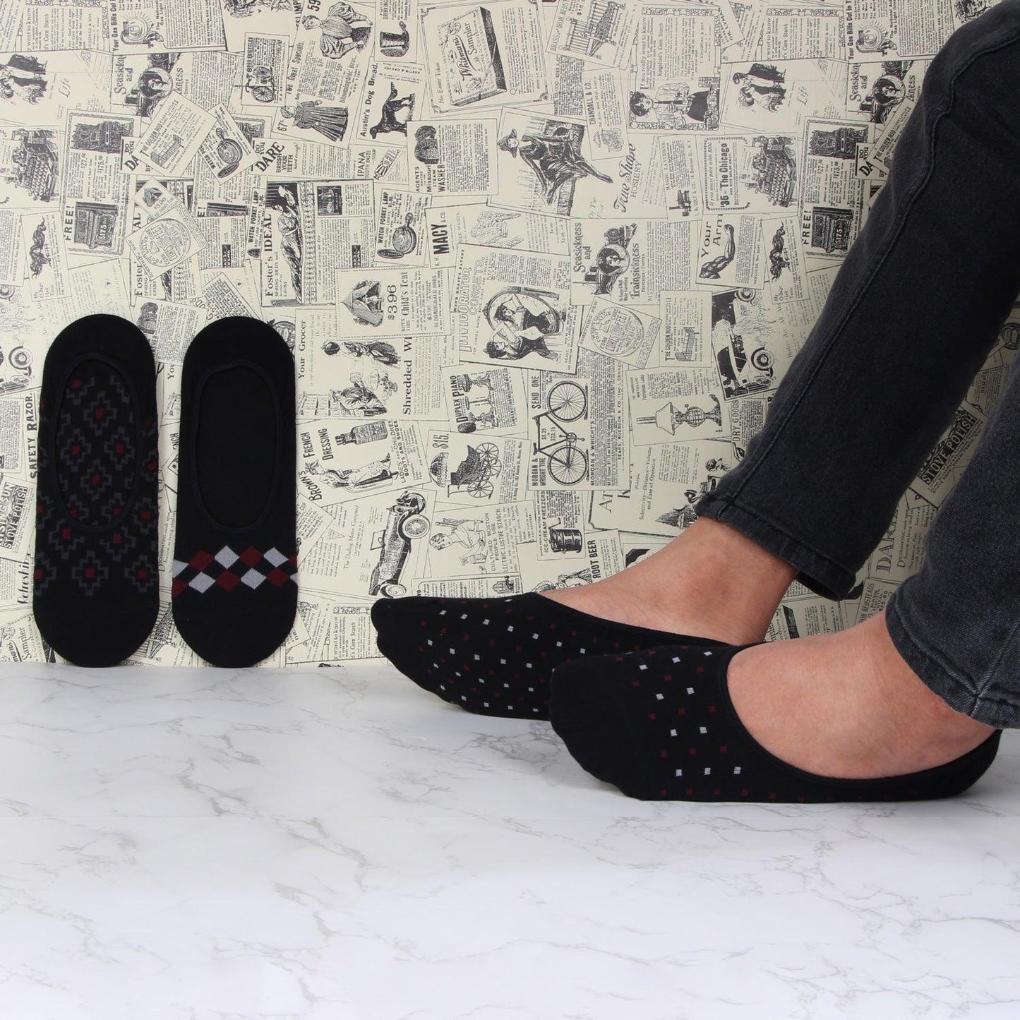 Men's Cotton Fashion Loafer Socks