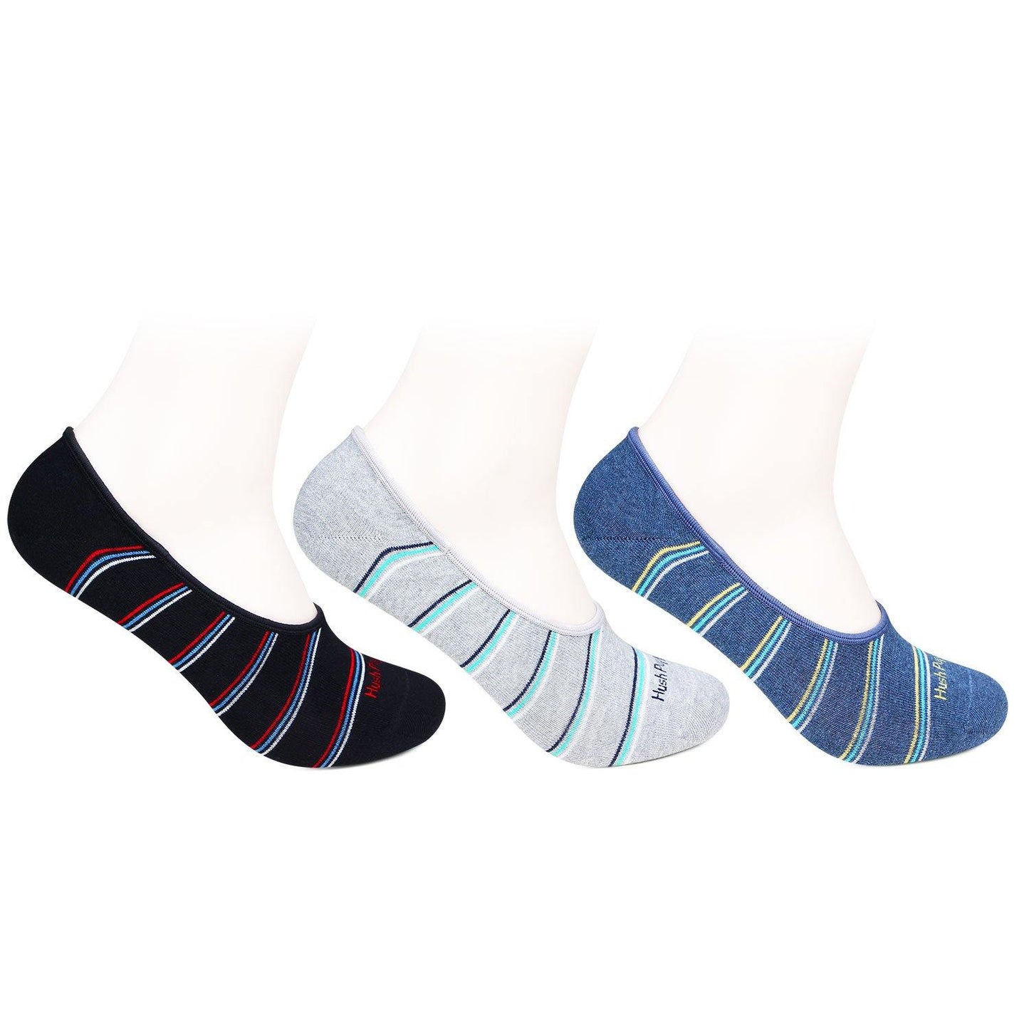 Hush Puppies Men's Multicolored Loafer Socks - Bonjour Group