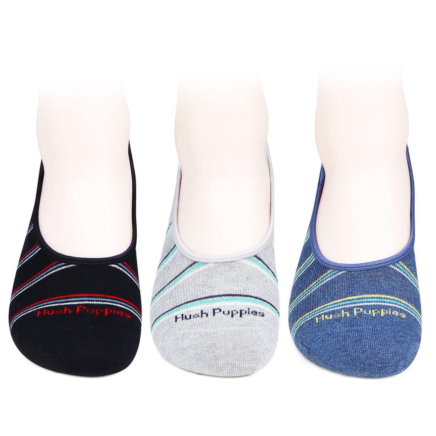 Hush Puppies Men's Multicolored Loafer Socks - Bonjour Group