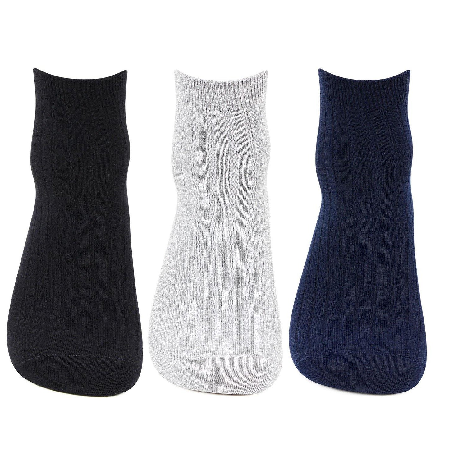 Hush Puppies Men's Cotton Ankle Rib Socks - Pack of 3 - Bonjour Group