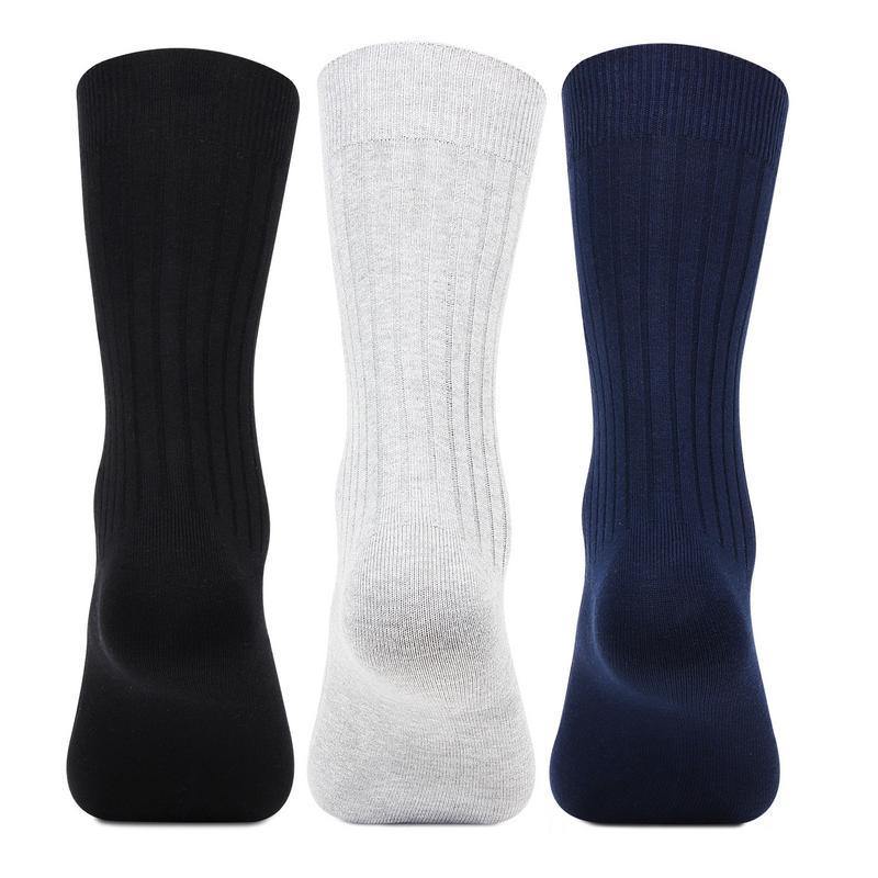 Hush Puppies Men's Cotton Crew Rib Socks - Pack of 3 - Bonjour Group