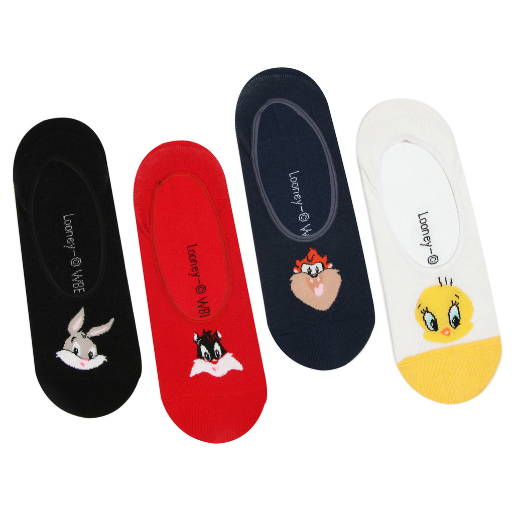 Looney Tunes Cotton Loafer Socks 