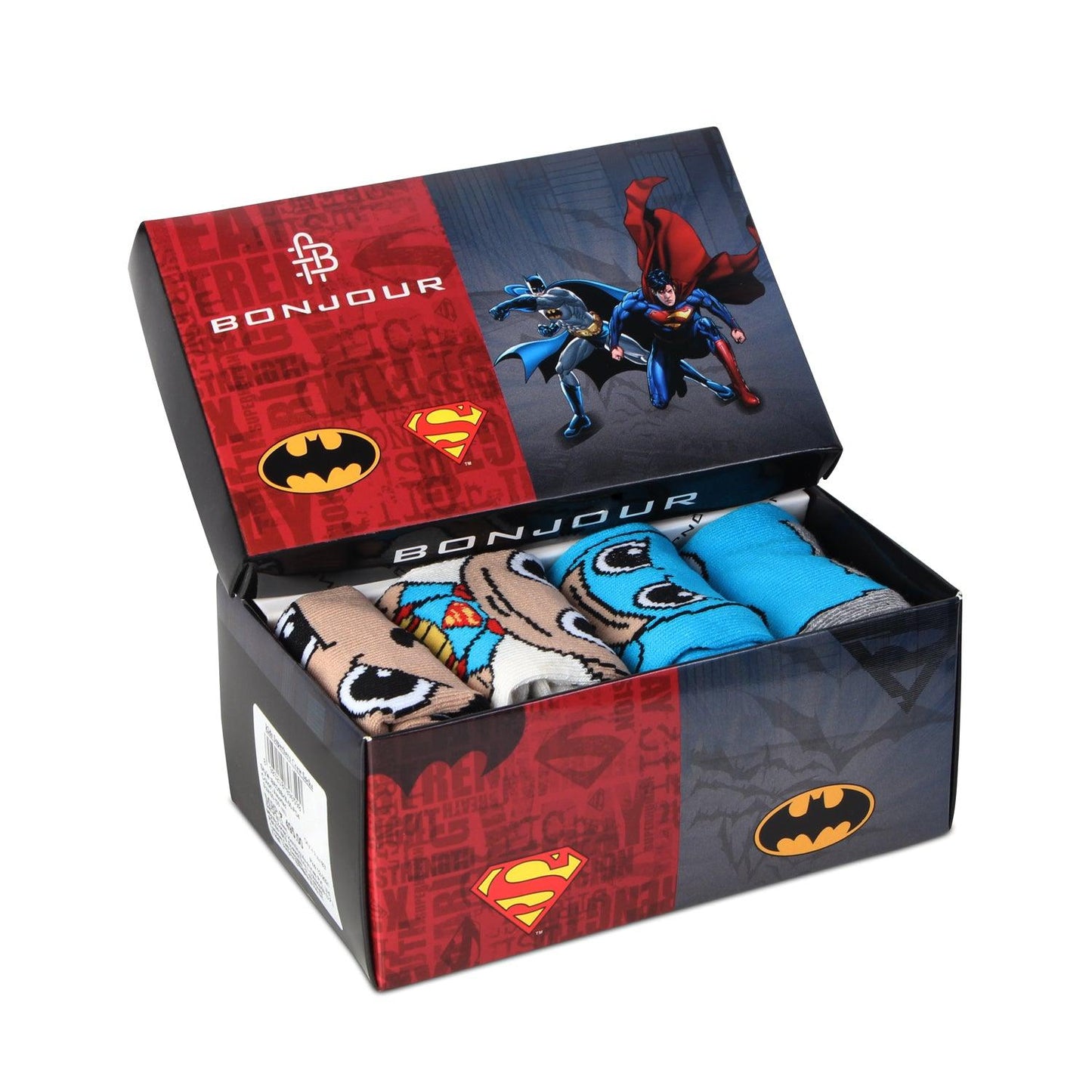 Chibi Batman & Superman Socks