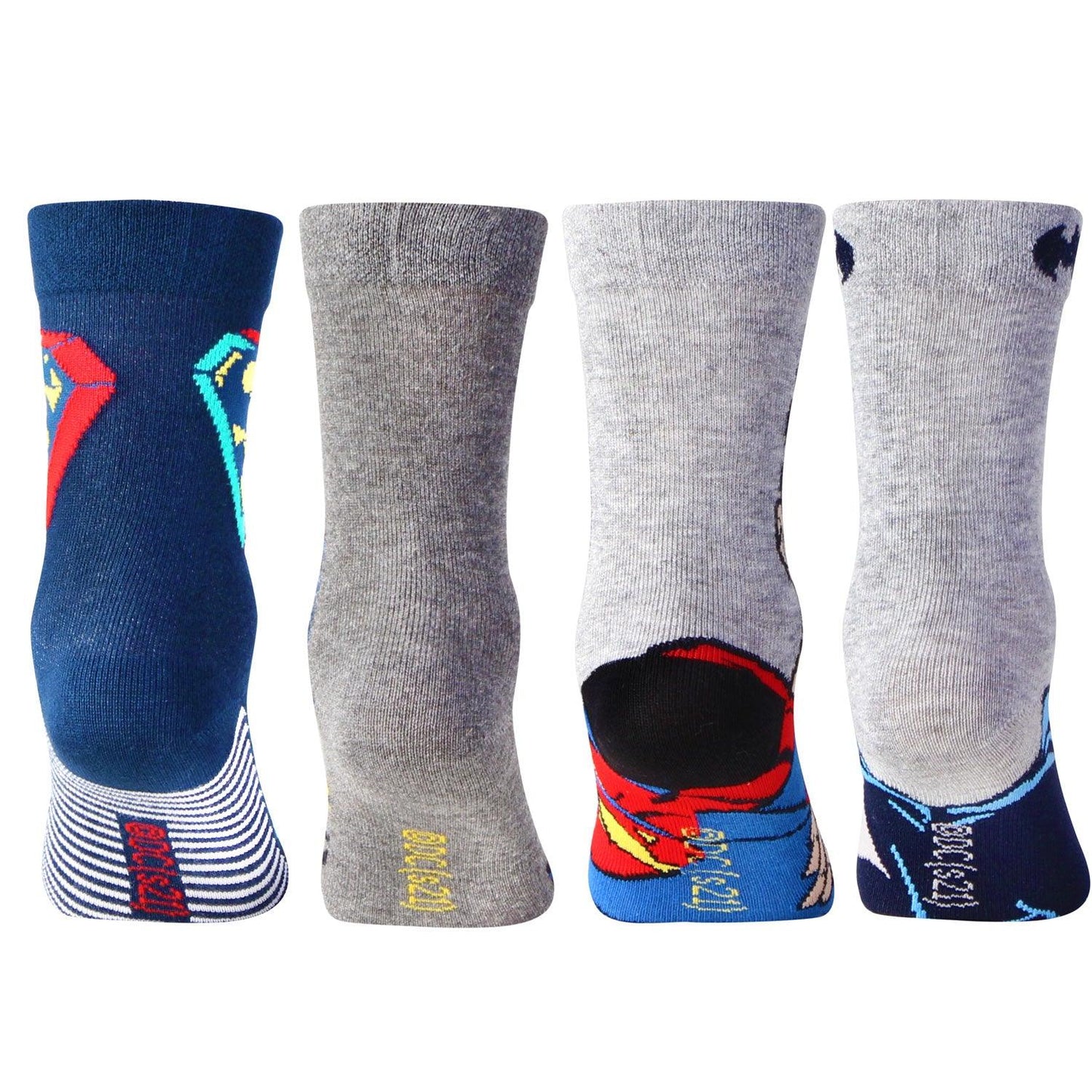 Superman Batman Socks for Kids
