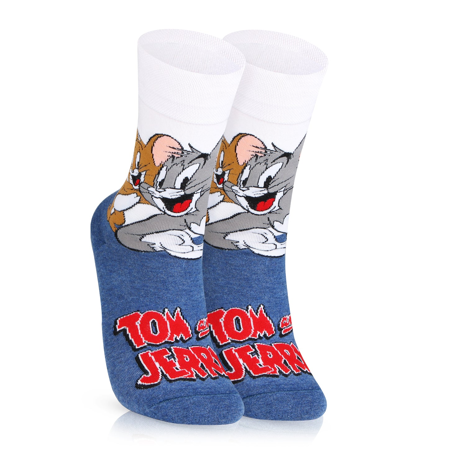Cartoon Character Tom & Jerry Unisex Cotton Socks