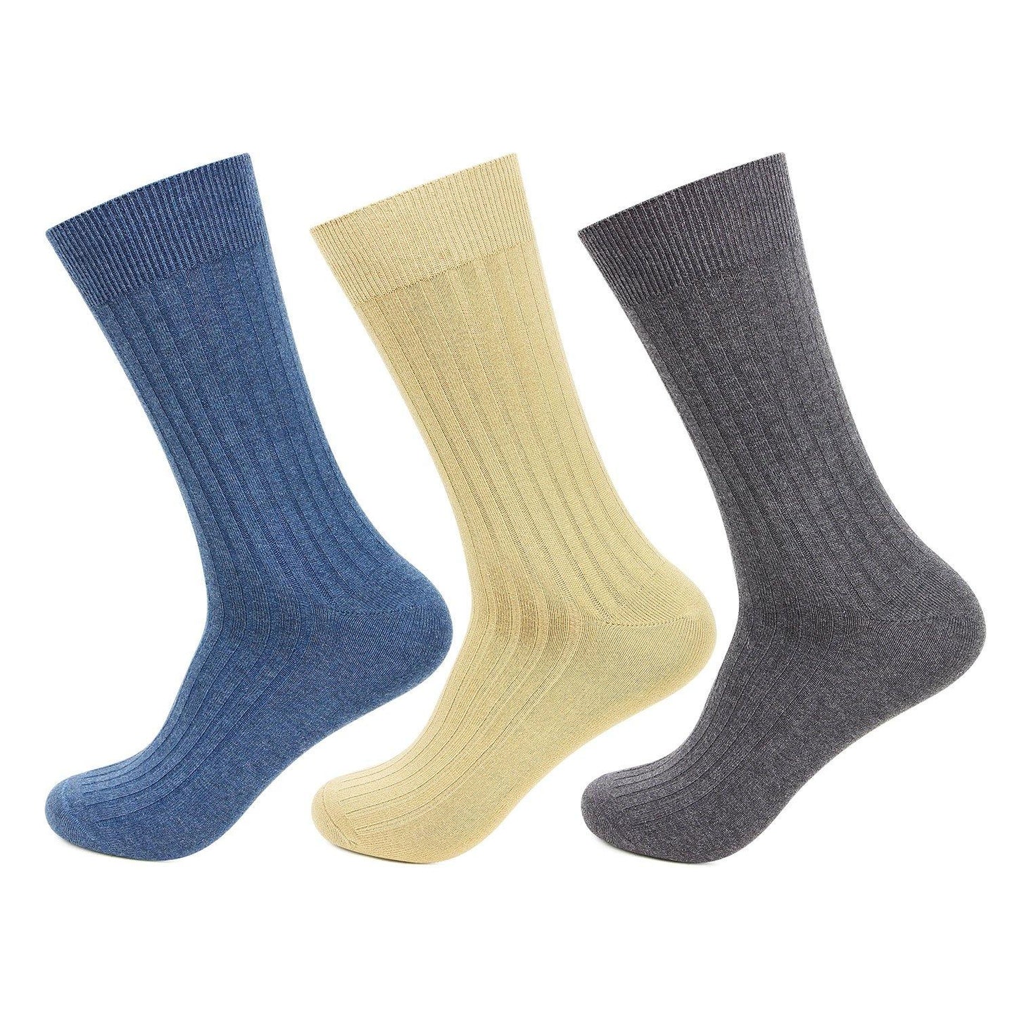 Hush Puppies Men's Cotton Crew Rib Socks - Pack of 3 - Bonjour Group