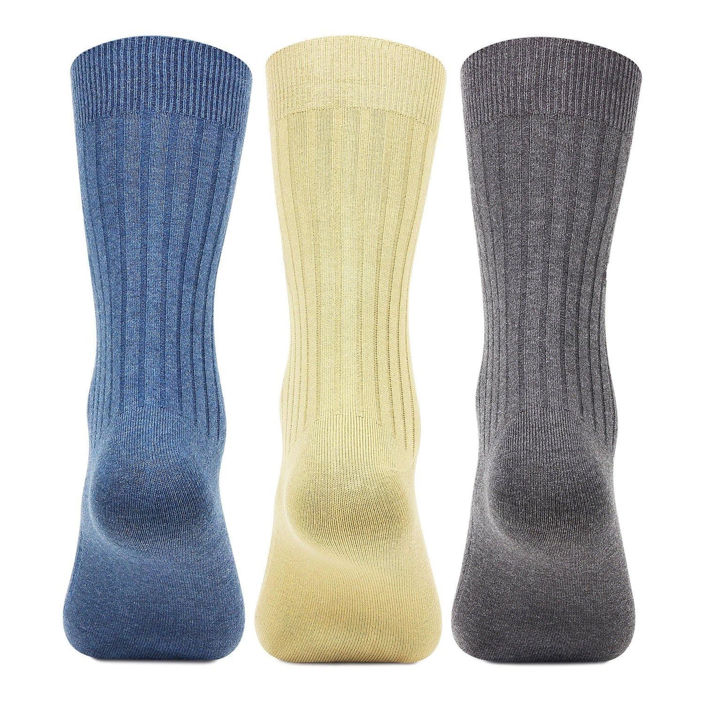 Hush Puppies Men's Cotton Crew Rib Socks - Pack of 3 - Bonjour Group