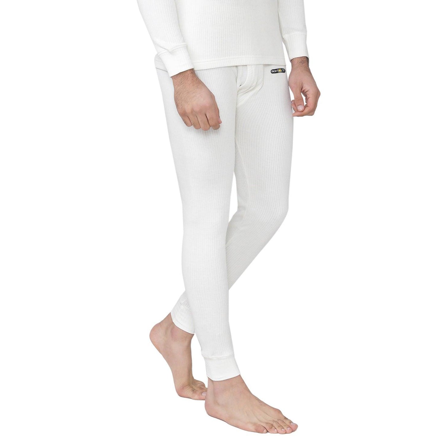 Men's Plain Thermal Bottom - Off White