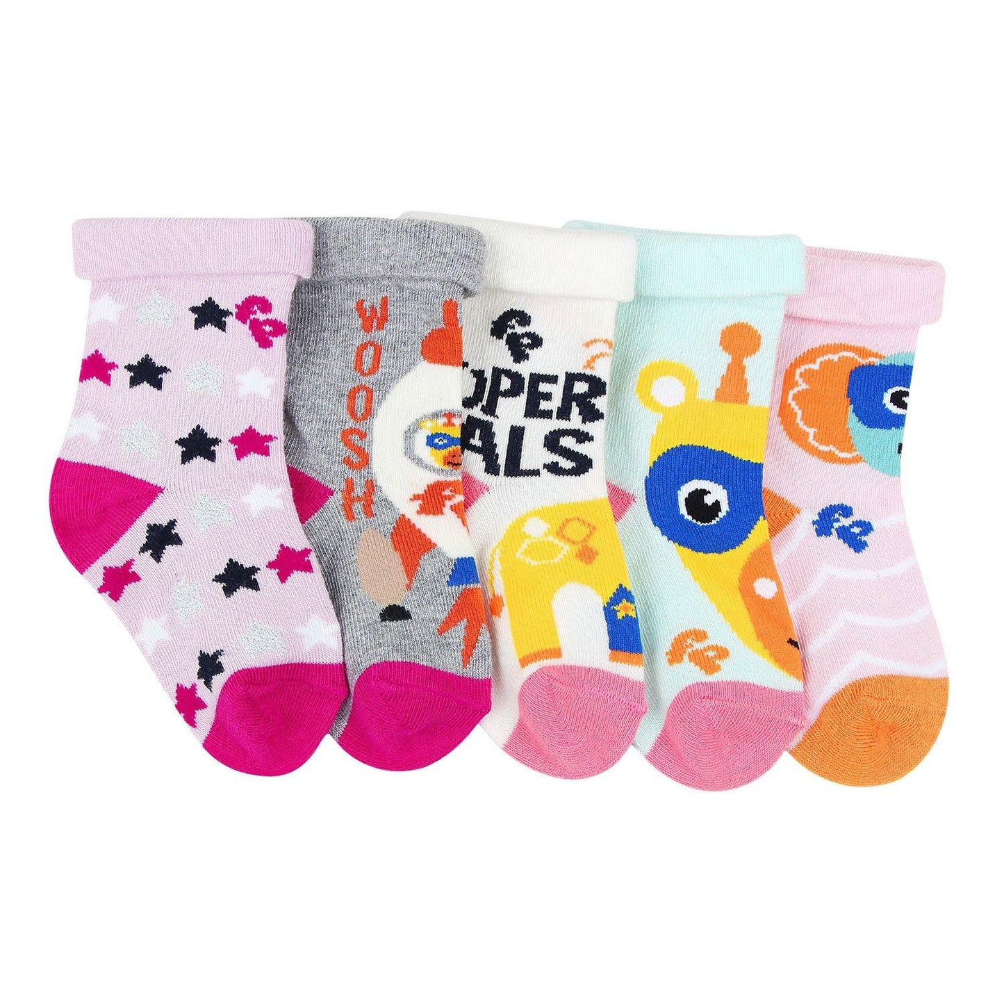 Fisher Price Socks For Newborn Pack Of 5