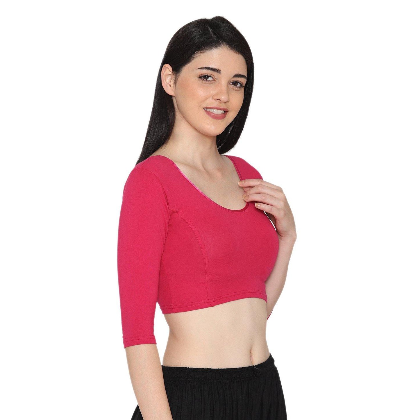 Half Sleeves Ladies Blouse