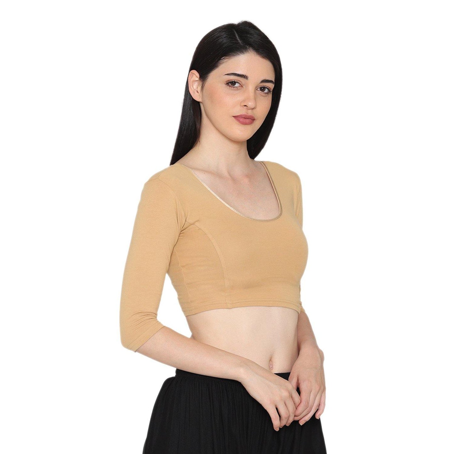 Cotton Plain Blouse