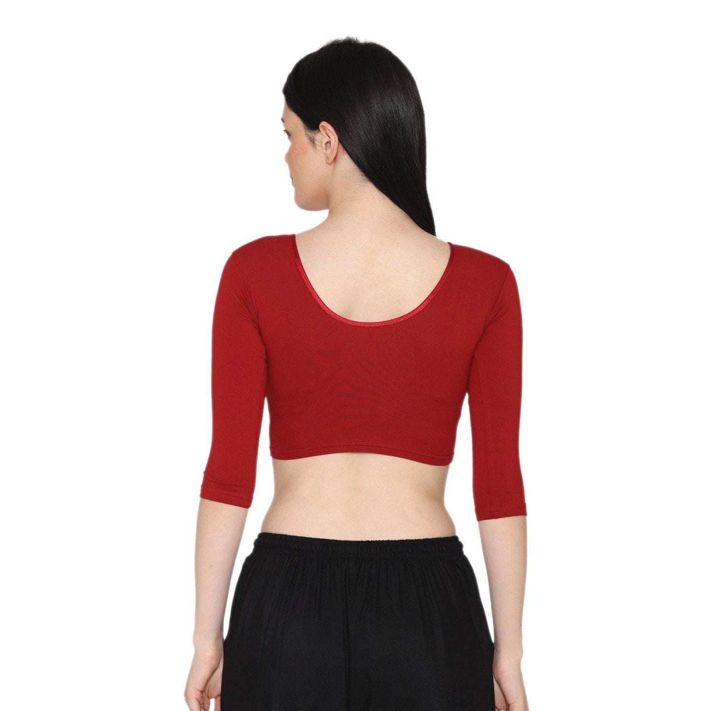 Cotton Half Sleeves Blouse