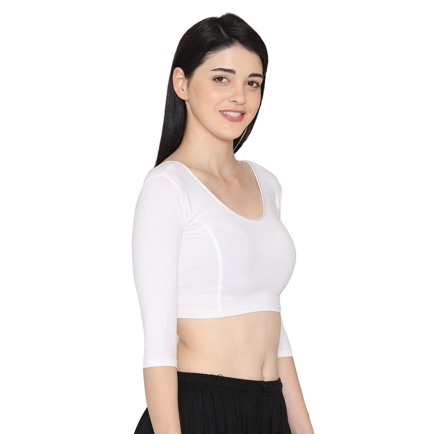 Plain white Ladies Blouse