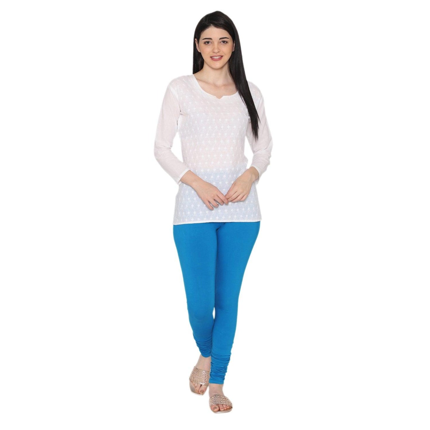 Churidar Legging -Turquoise