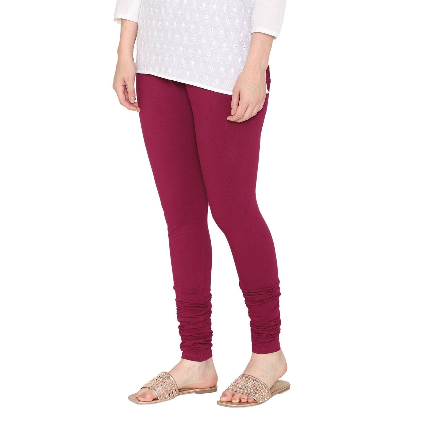 Women's Cotton Stretchable Churidar Legging