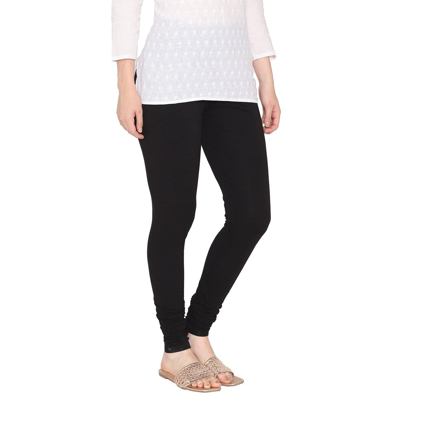 Black Churidar Legging
