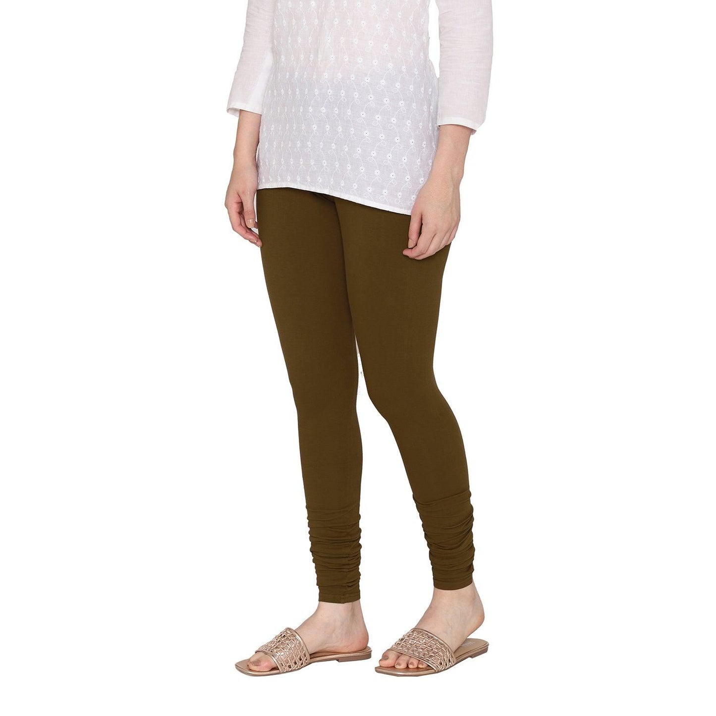 Women Cotton Stretchable Churidar Legging