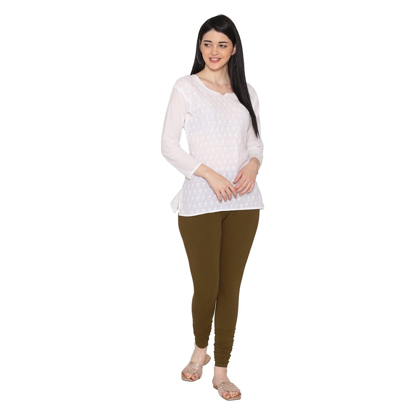 Online Cotton Stretchable Churidar Legging
