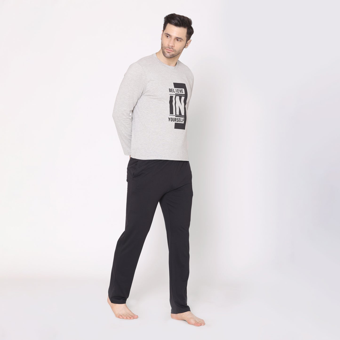 Men Tee Pajama Set